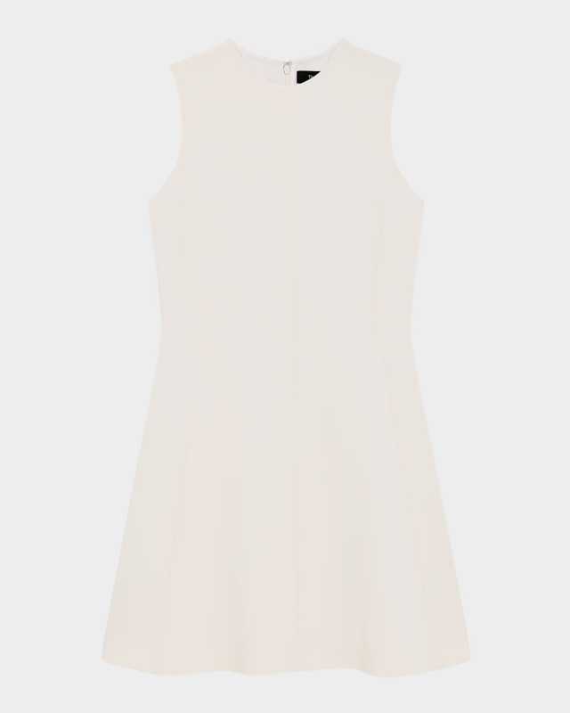 Crepe A-Line Mini Dress